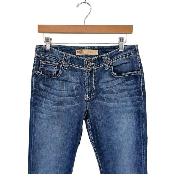 BKE Buckle | Britni Stretch Cowgirl Rodeo Western Midrise Denim Jeans 29 - Picture 3 of 9